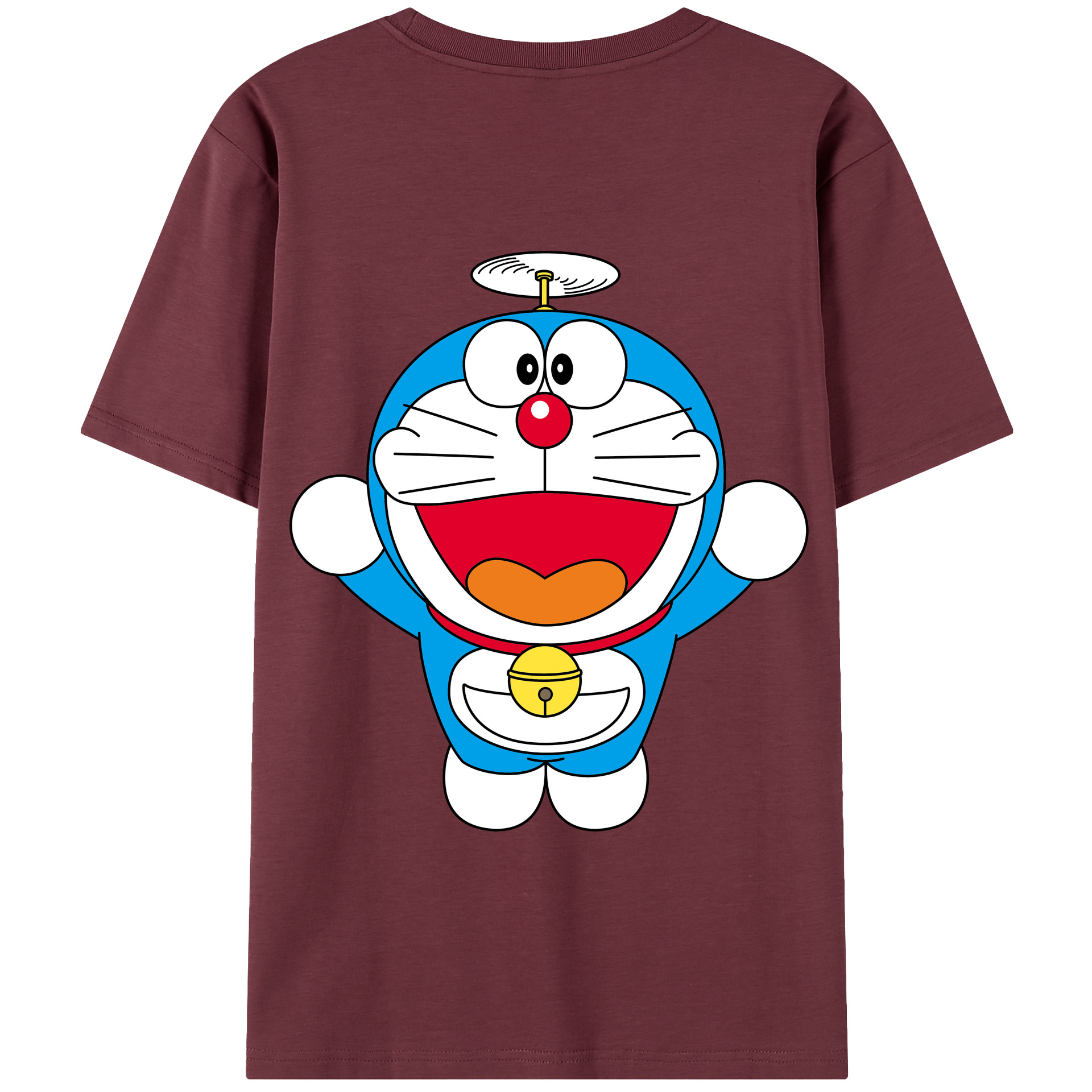 （画像用） ドラえもん Doraemon 綿100％半袖Tシャツ（背面プリント）